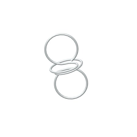 Approved Vendor Extension Spring, O= .500, L= 1.00, W= .029 G709973954